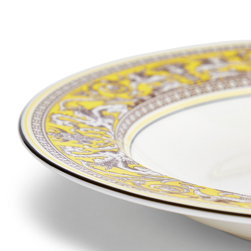 Florentine Rim Soup Bowl, D23cm, Citron-3