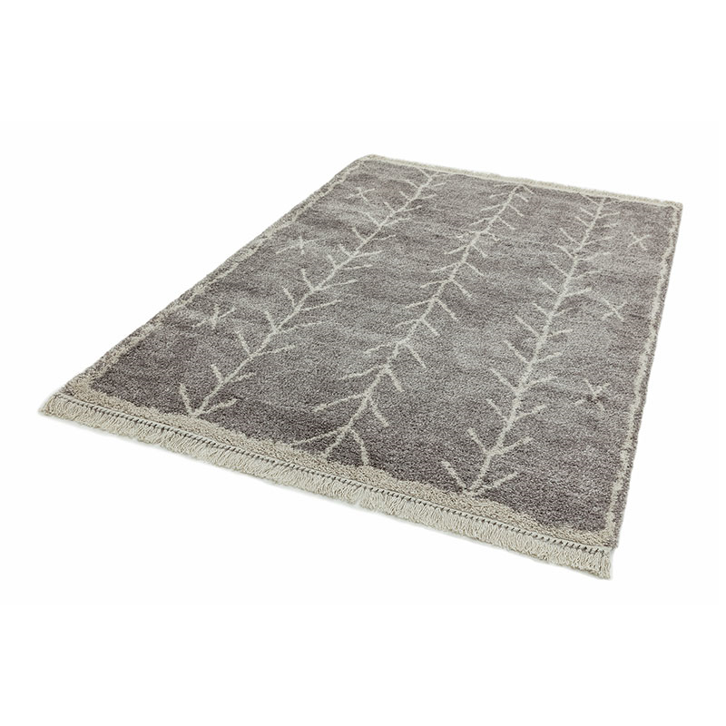 Rocco berber style rug, 160 x 230cm, Grey & Cream-1