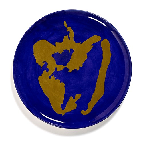 Ottolenghi Serving platter, D35, Blue And Gold-0