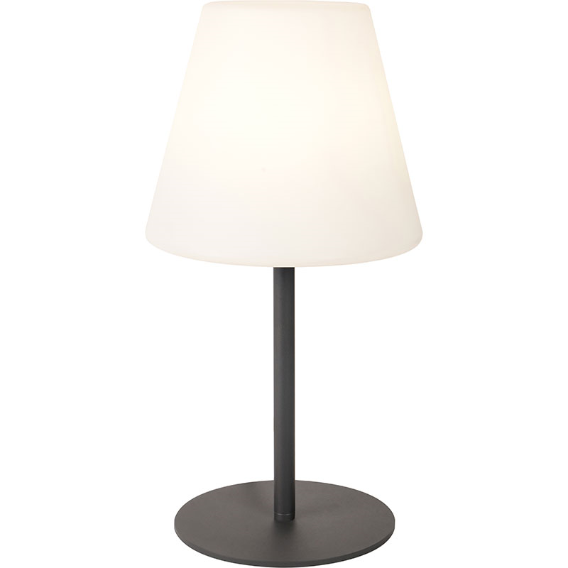 Outdoor Table Lamp, H50cm, Grey-3