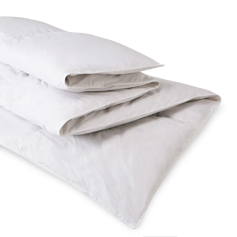 Bronze Goose Down Super king size 4.5 tog duvet, 260 x 220cm, White-0