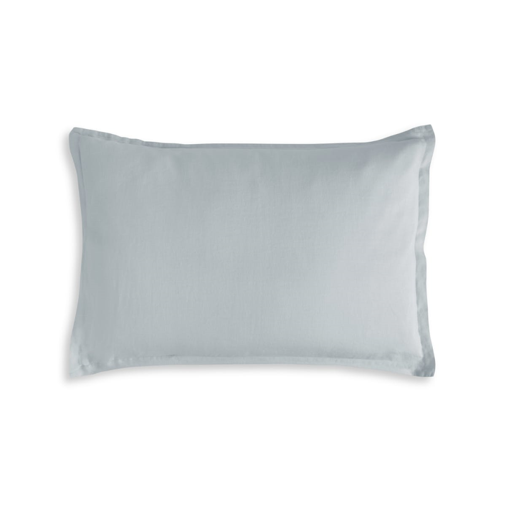 King size Oxford pillowcase, 50 x 90cm, Moustier Duck Egg-0