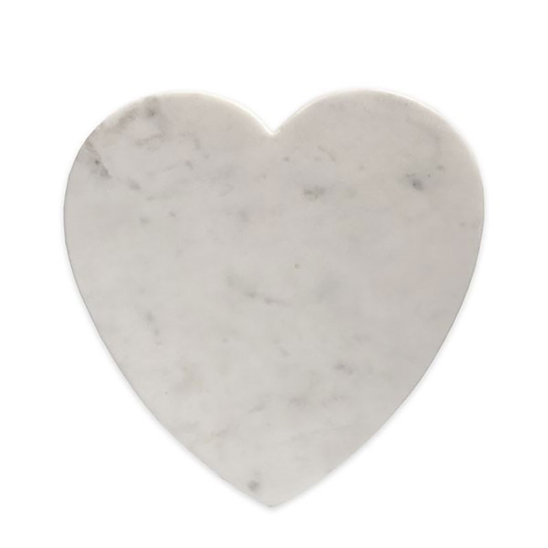 Marble Cheeseboard, D28cm, White-1