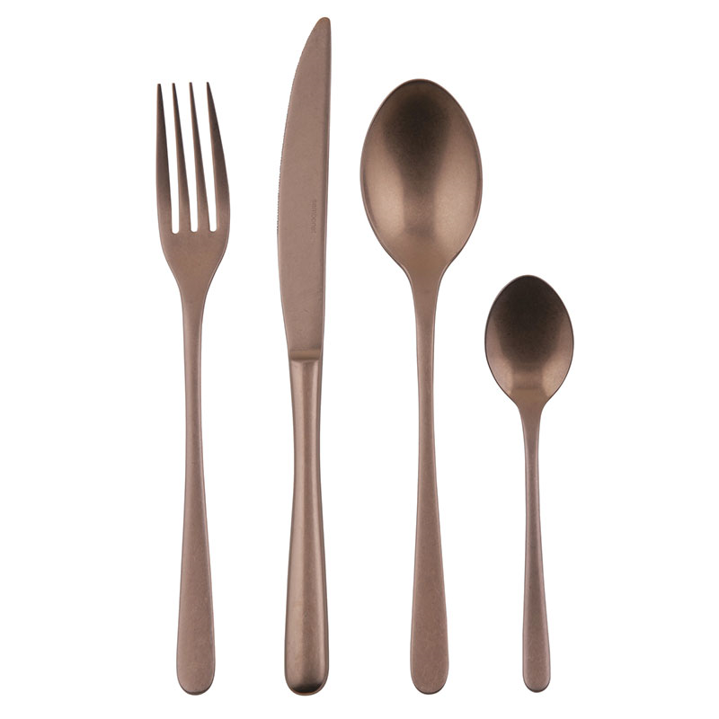 Taste 24 Piece Cutlery Set, Vintage Copper-0