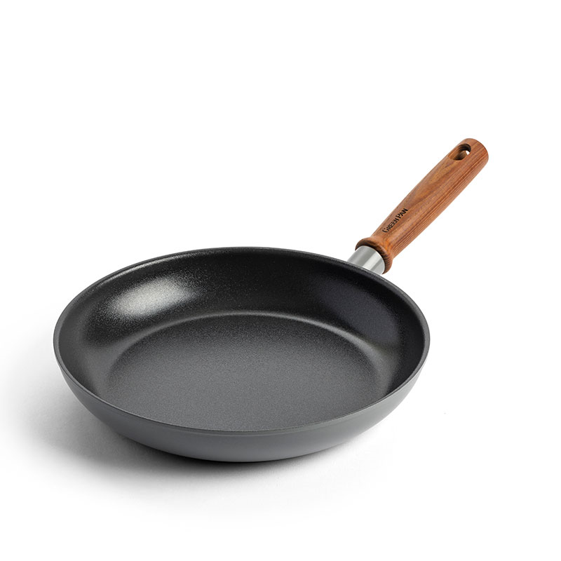 Mayflower Pro Non-Stick  Open Frying Pan, 24cm, Charcoal Grey-0