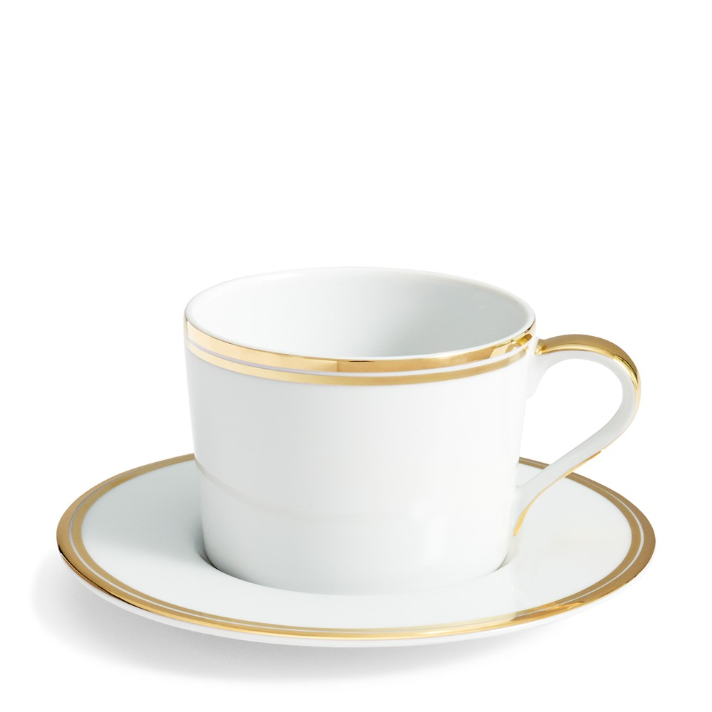 Wilshire Teacup and saucer, gold-0