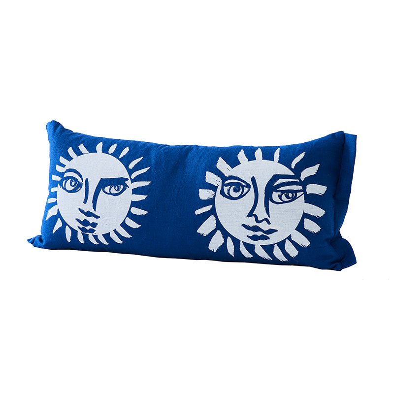 Sunne Cushion, 30 x 60cm, Azure-0