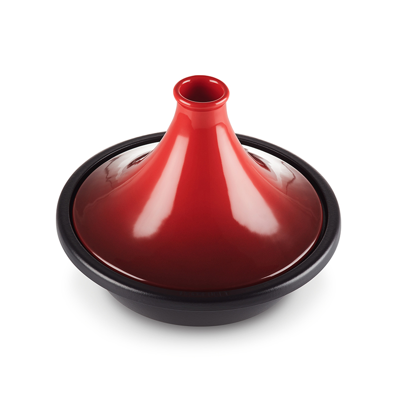 Signature Cast Iron Tagine, 30.5 x 25cm, Cerise-1