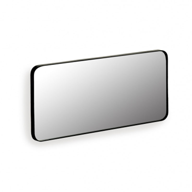 Discus Mirror, H40 x L20cm, Black-1