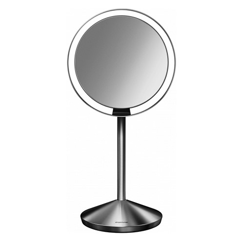 Mini sensor mirror, H29.8 x W14.5cm, Brushed Steel-2