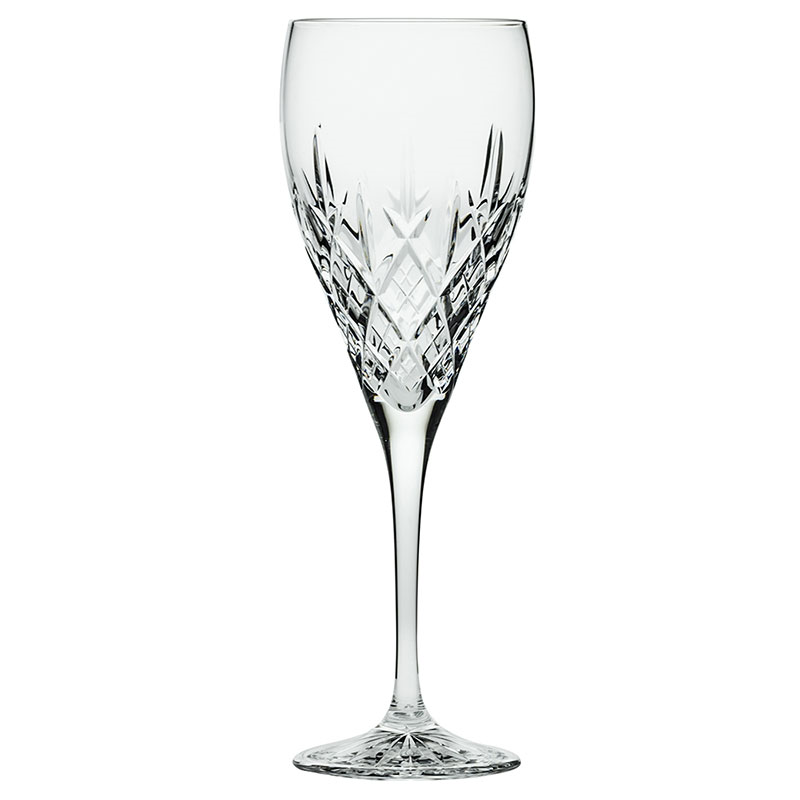 London Set of 6 Wine Glasses, 320ml, Clear-1