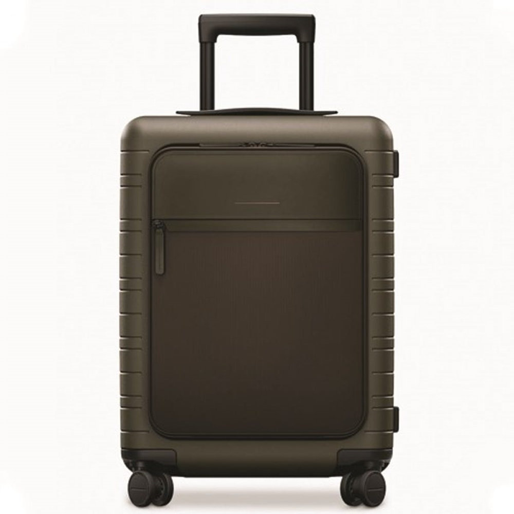 M5 Essential Cabin Suitcase, H55 x W20 x L40cm, Dark Olive-0