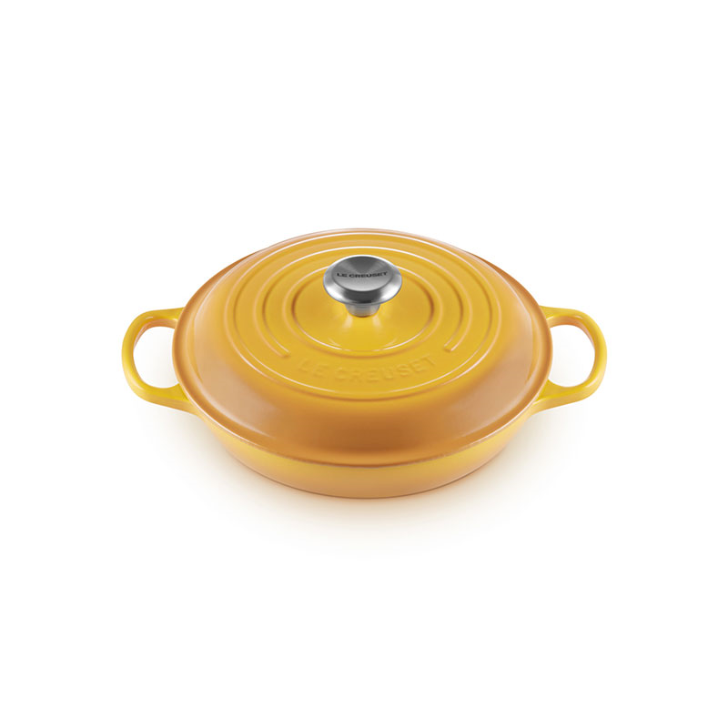 Signature Cast Iron Shallow Casserole, 26cm, Nectar-0