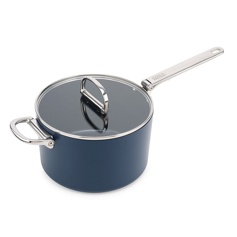 Space Folding Saucepan & Lid, 23cm, Midnight Blue-1