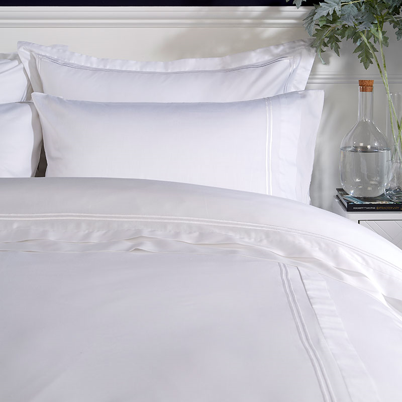 Coniston  Duvet Set, Super King, White-3