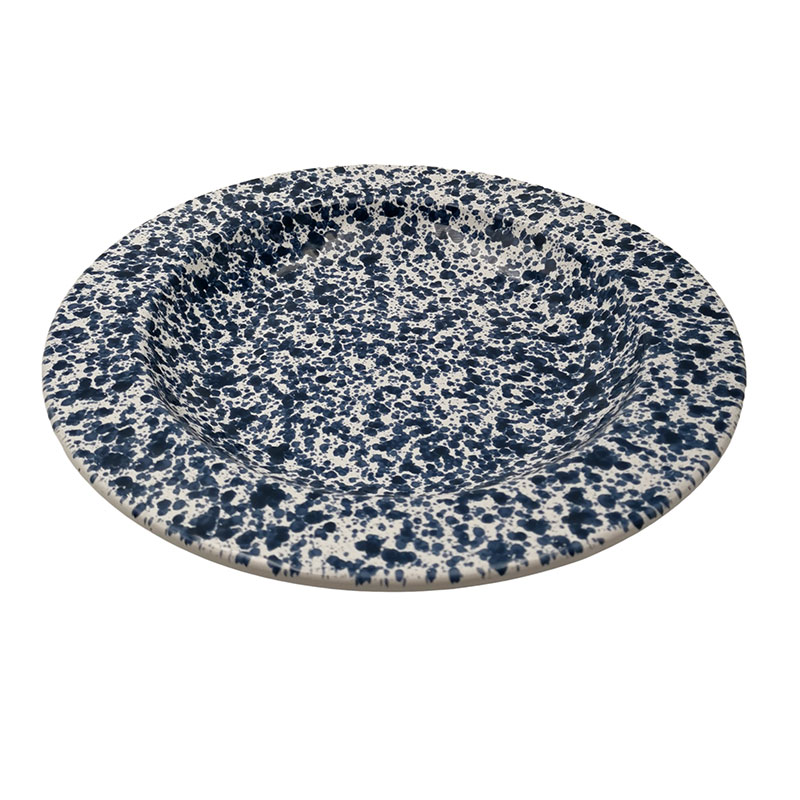 Splatter Pasta Plate, D29cm, Blue-3