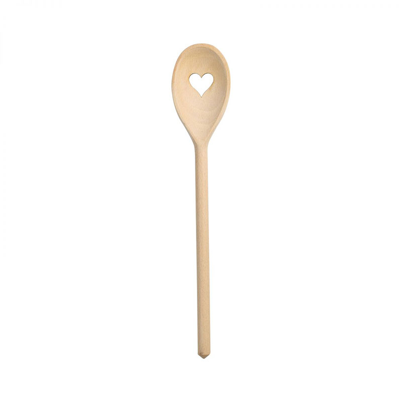 Heart Wooden Spoon, L30cm, Beech-0