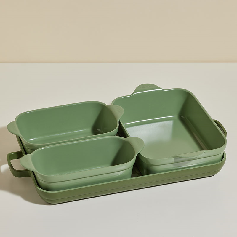 Aluminium Bakeware Set, Sage-0