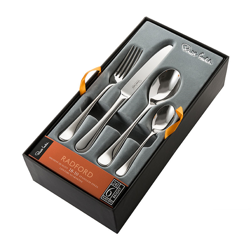 Radford 24 Piece Cutlery Set, Stainless Steel-1