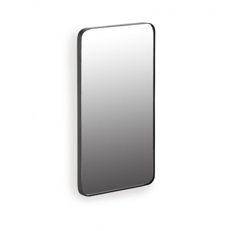 Discus Mirror, H40 x L20cm, Black-0