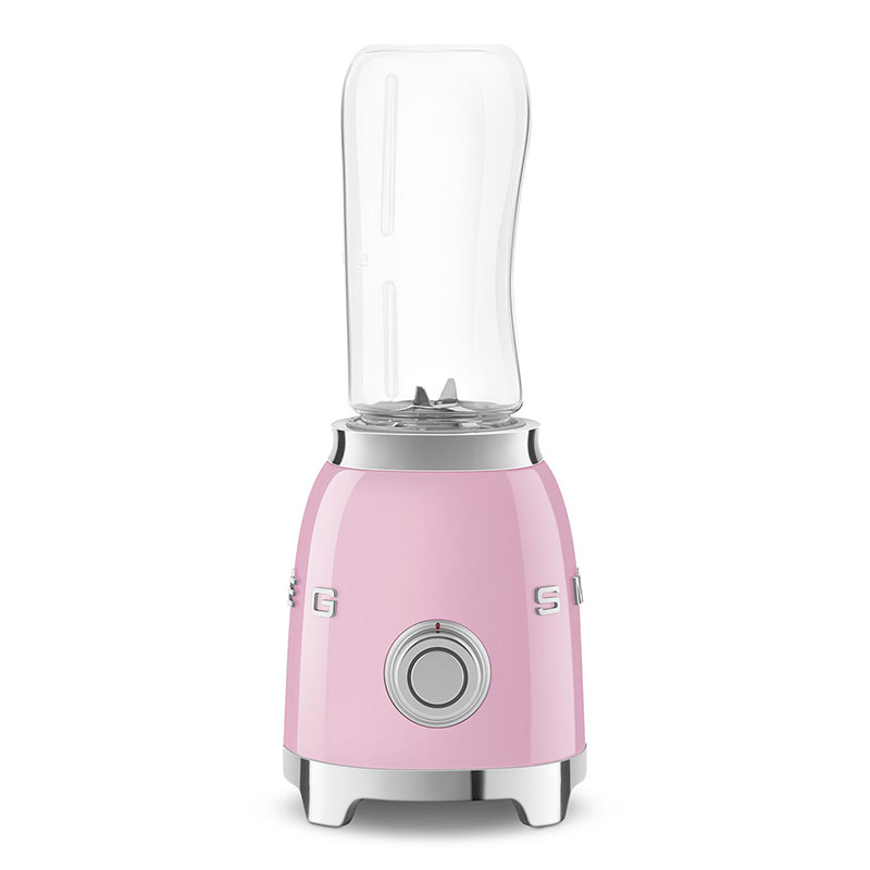 50's Style Mini Blender & Smoothie Maker, 600ml, Pink-2