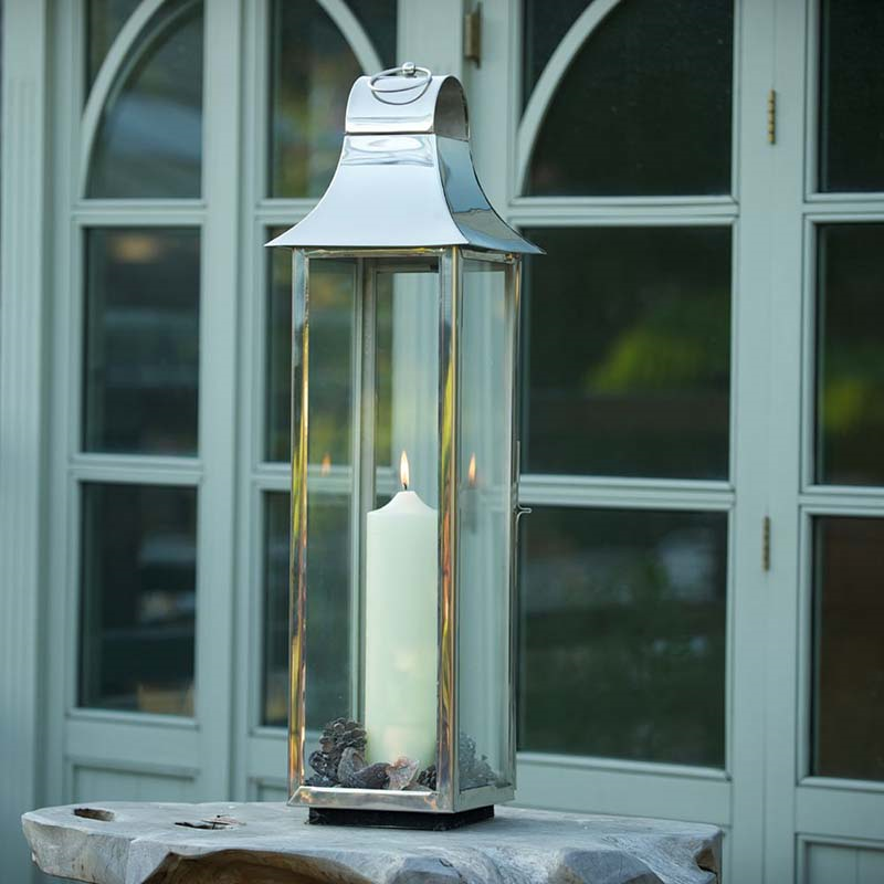 Tonto Lantern, H100cm, Silver-1