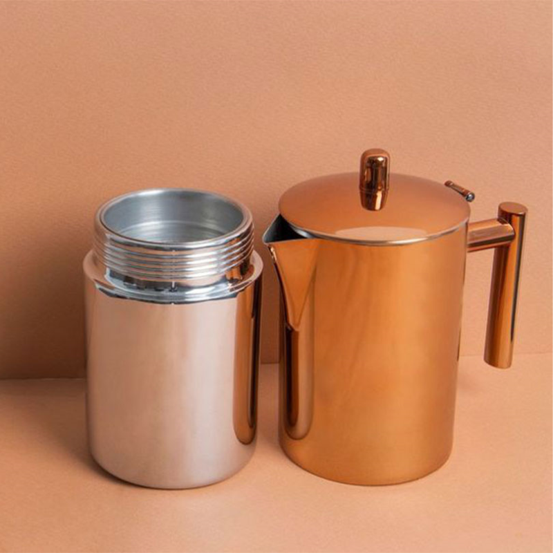 Espresso Coffee Maker, 600ml, Copper Effect-3