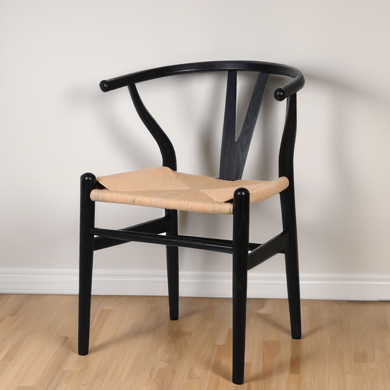 Chair, H77.5 x W56 x D54cm, Black-0