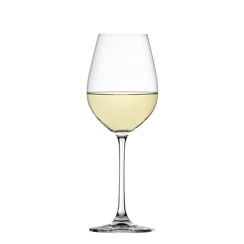 Salute Set of 4 White Wine Glasses, 465ml, Clear-2