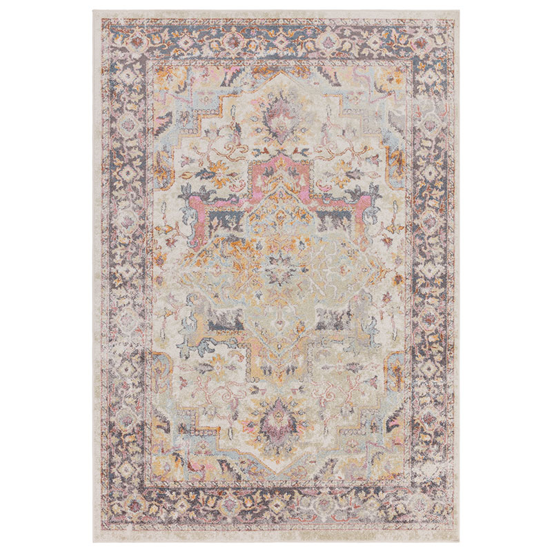 Flores kira classic persian medallion rug, 160 x 230cm, Multi-0