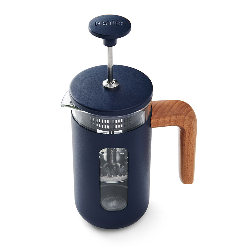 Pisa Cafetiere 3 Cup, Navy-1