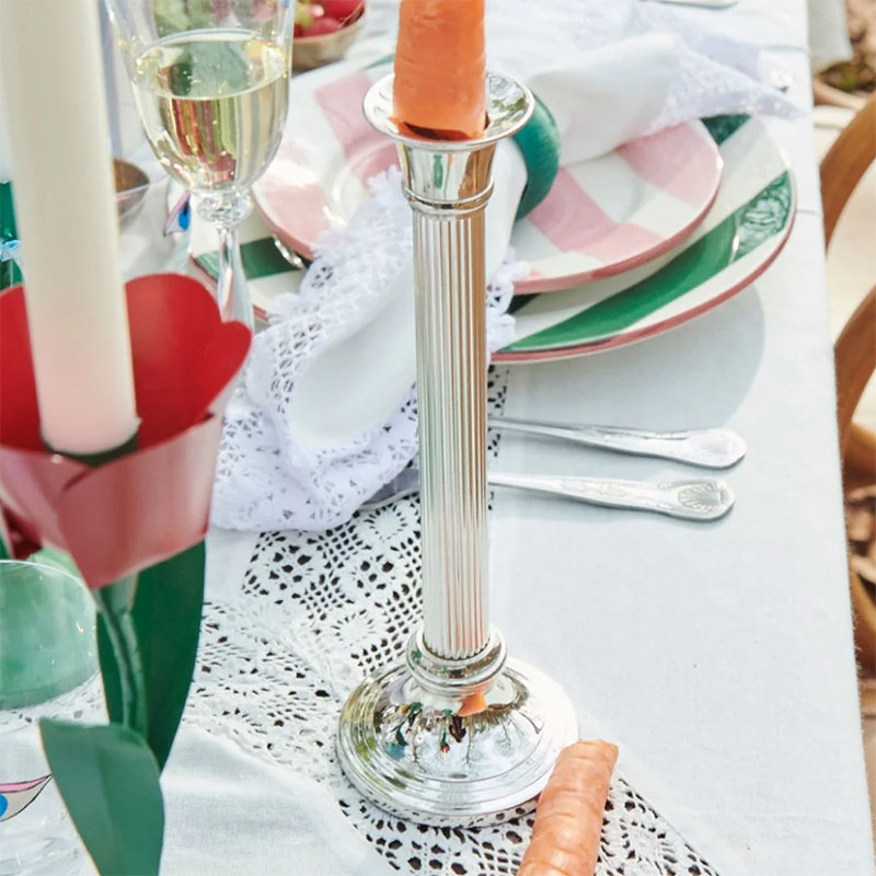 Column Candle Holder, H25cm, clear-0