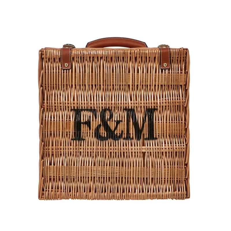 Fortnum's Camellia Picnic Hamper for Two, Eau De Nil-3