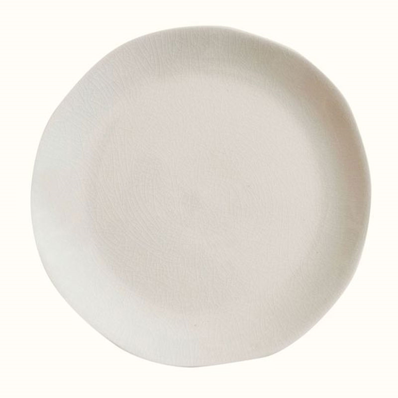 Maguelone Extra Large Round Platter, D31cm, Cream-0