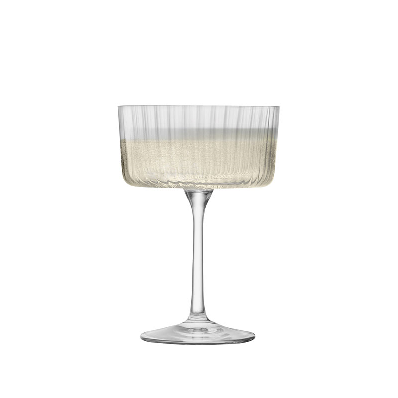 Gio Line Set of 4 Champagne/Cocktail Glasses, 230ml, Clear-5