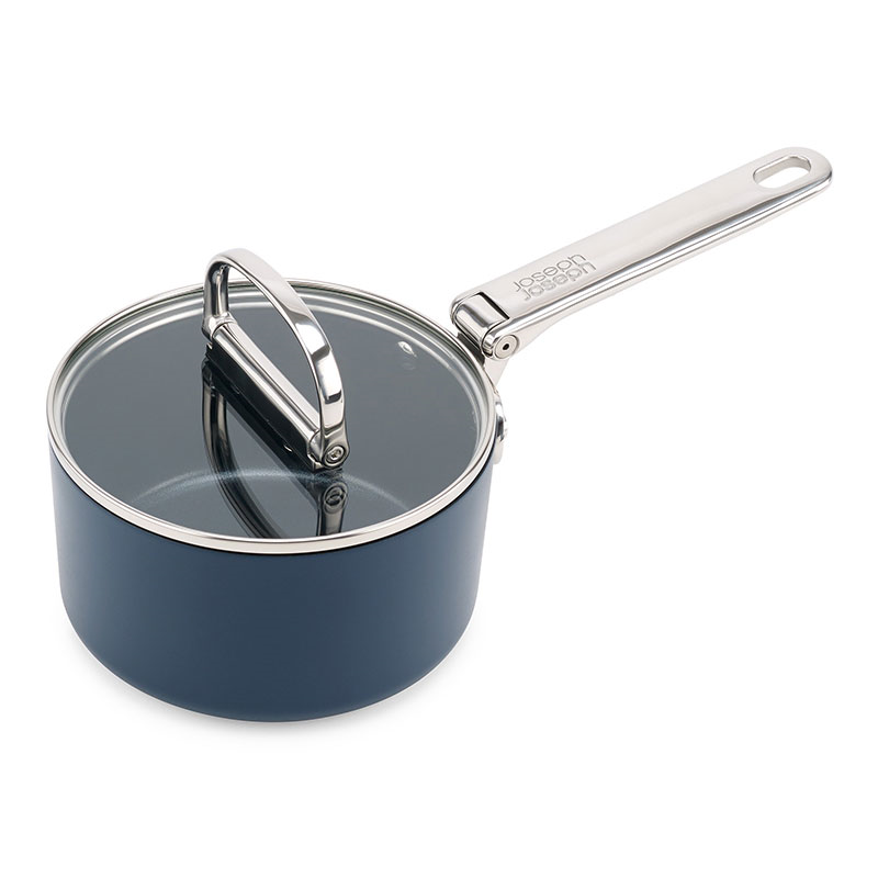 Space Folding Saucepan & Lid, 15cm, Midnight Blue-1