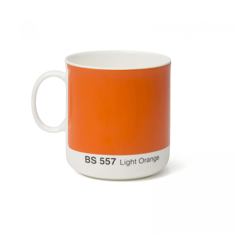 British Standard Mug, 330ml, BS557 Light Orange-0