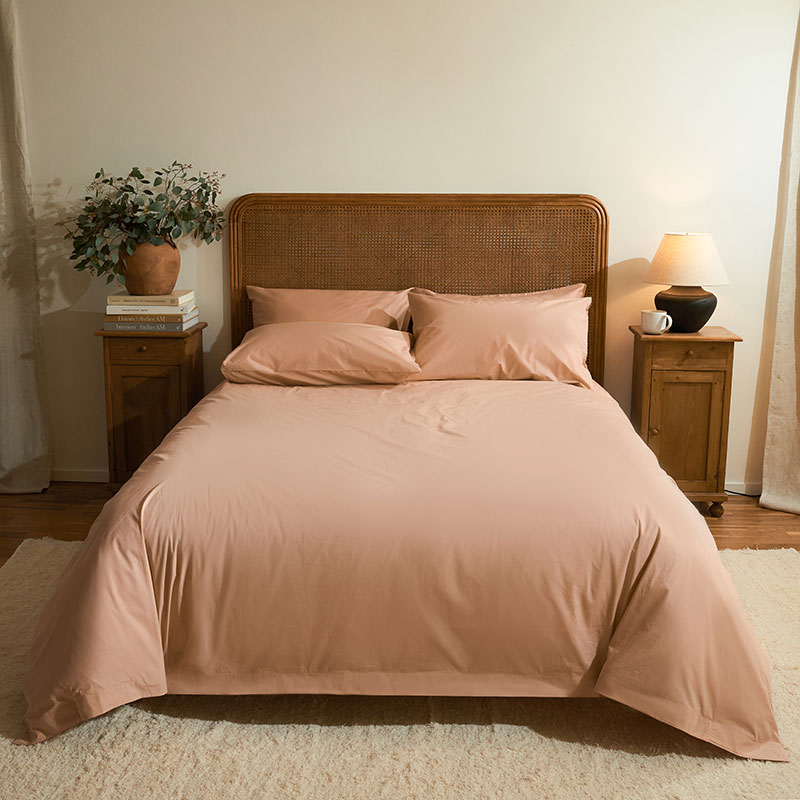 Original Percale  Duvet Cover, Superking, Clay Pink-0