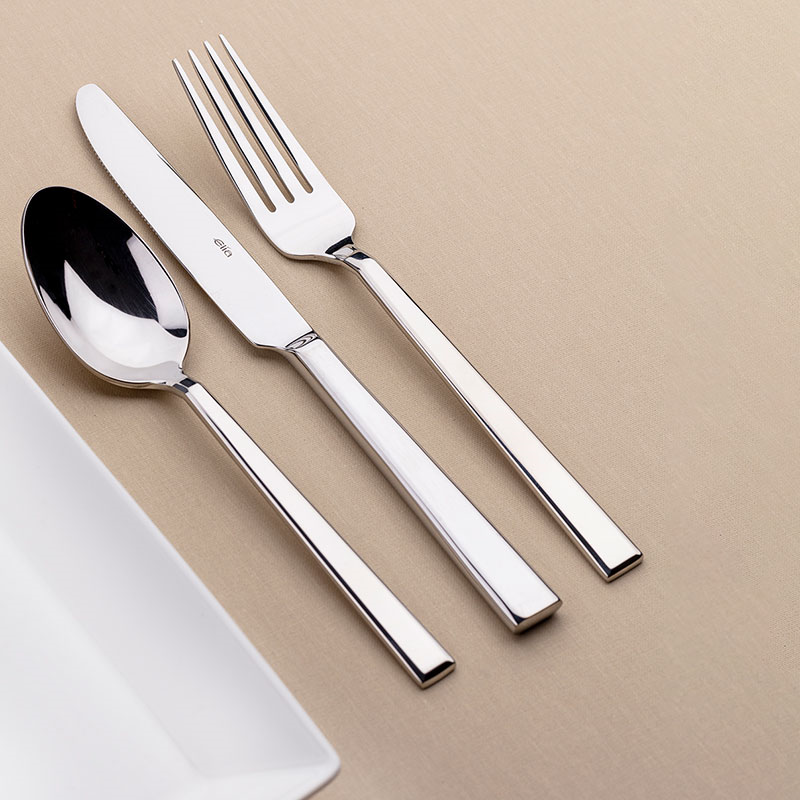 Cosmo 60 Piece Cutlery Set With Beechwood Canteen, Mirror Finish-2