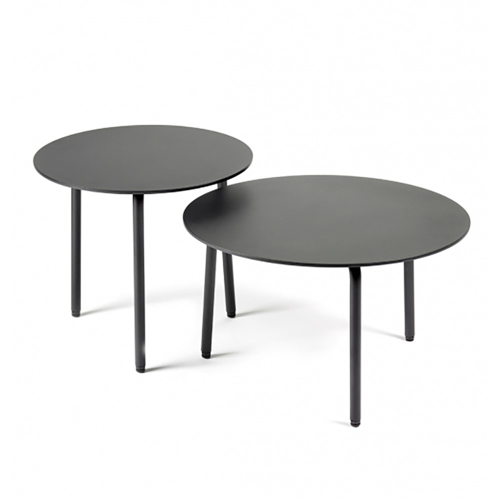 August Side table, H35 x W40 x L40cm, Black-1