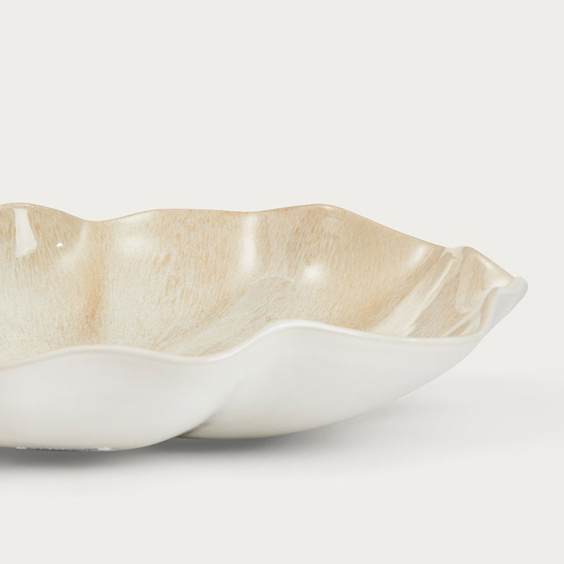 Sennen Serving Platter, D39cm, Sand-1