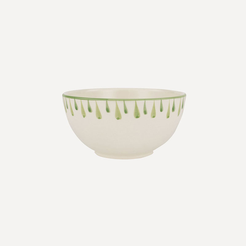 Elouise Set of 6  Cereal Bowls, D15 x H7.5cm, Green-1