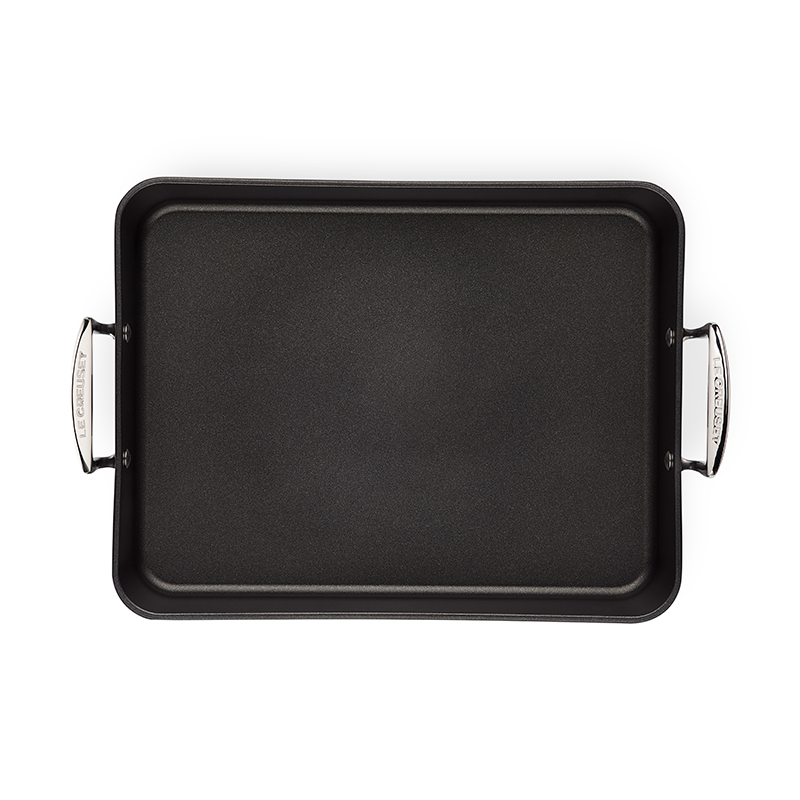 Toughened Non-Stick Rectangular roaster, 35cm-1