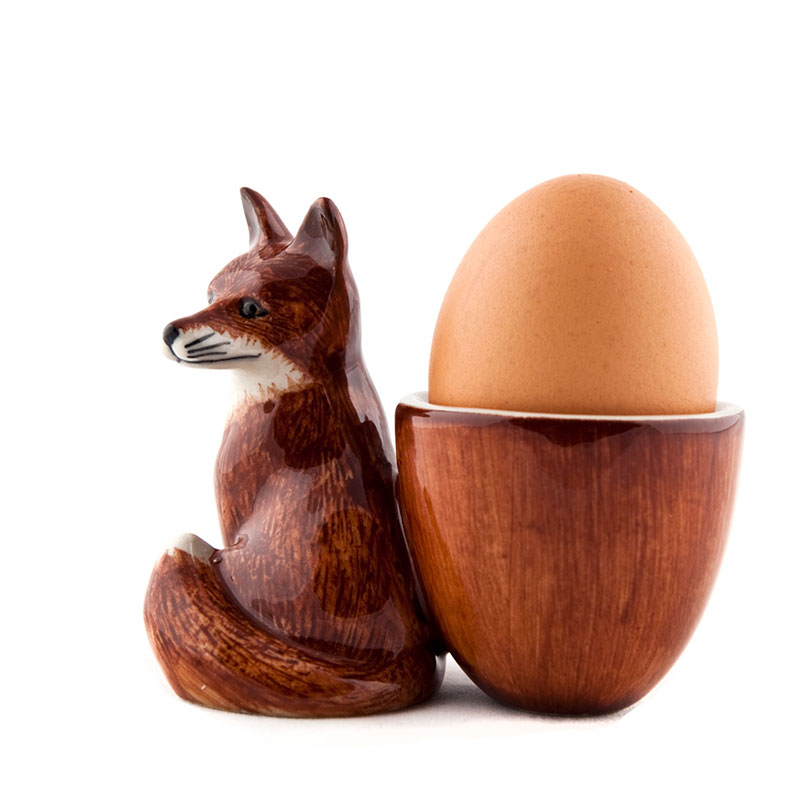 Fox Egg Cup, H8cm, Orange-2