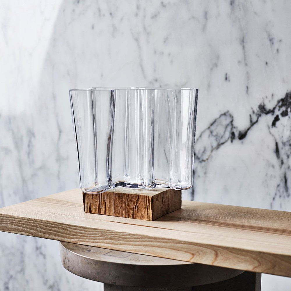 Alvar Aalto Vase, 16cm, clear-1