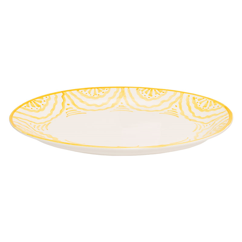 Ondas Serving Platter, L36 x W26.5cm, Yellow-2