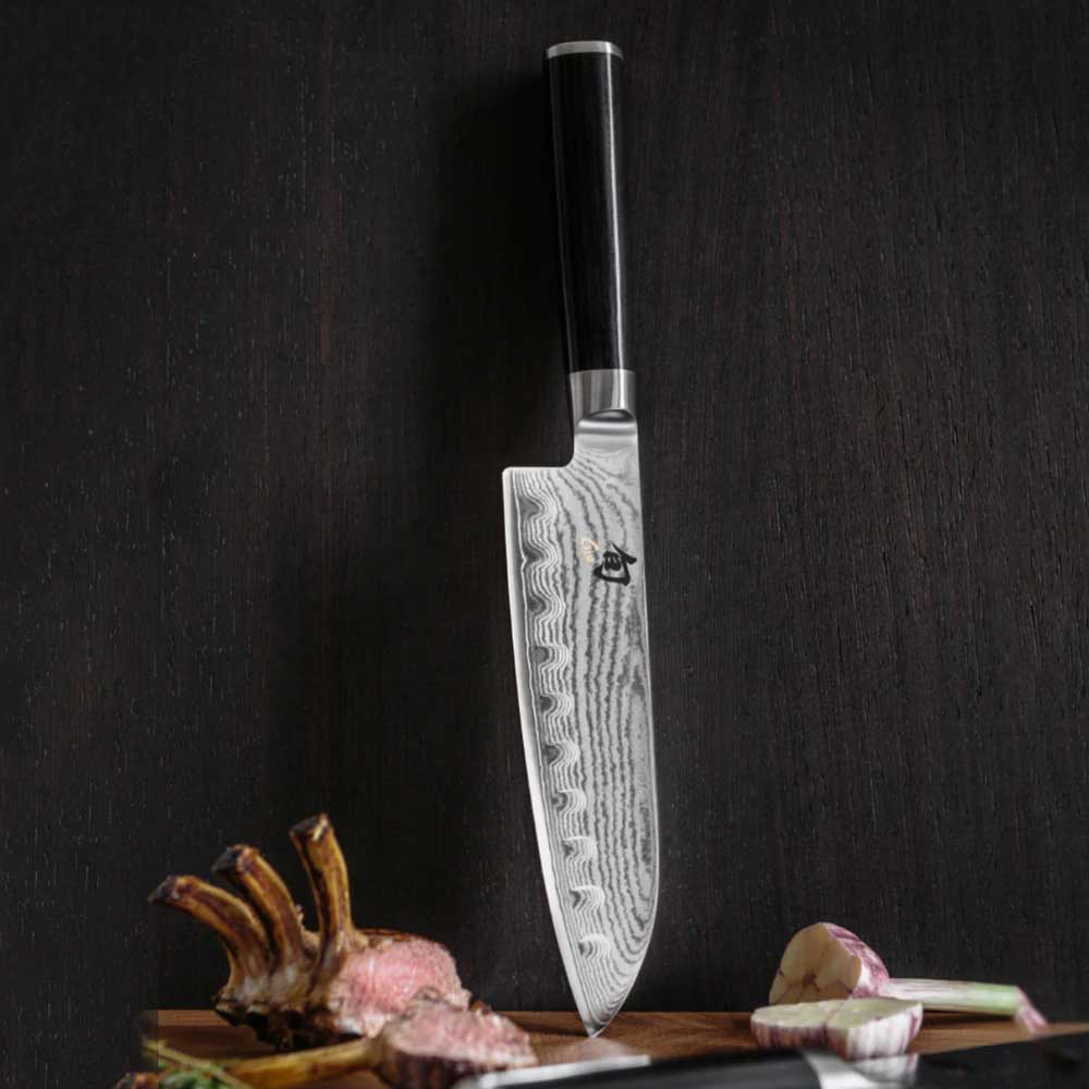 Kai- Shun Classic, Scalloped Santoku Knife, 16cm-1