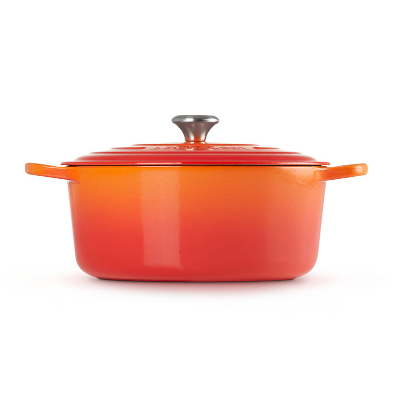 Cast Iron Round Casserole, 30cm, Volcanic-2