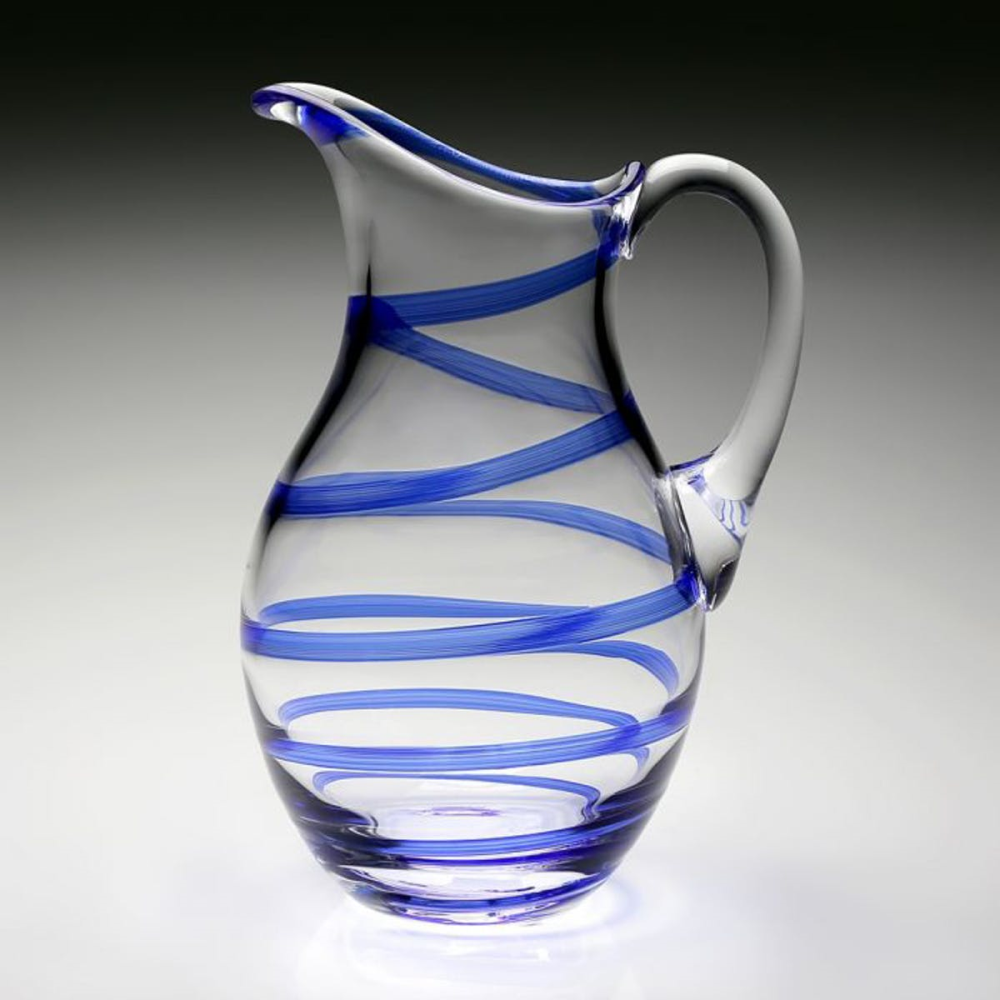 Studio - Bella Blue Pitcher, 28.5cm - 2 litre, blue-1