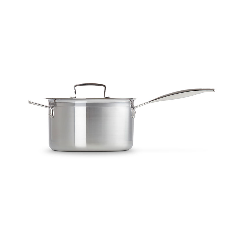 Classic 3-ply Saucepan, 20cm, Stainless Steel-2